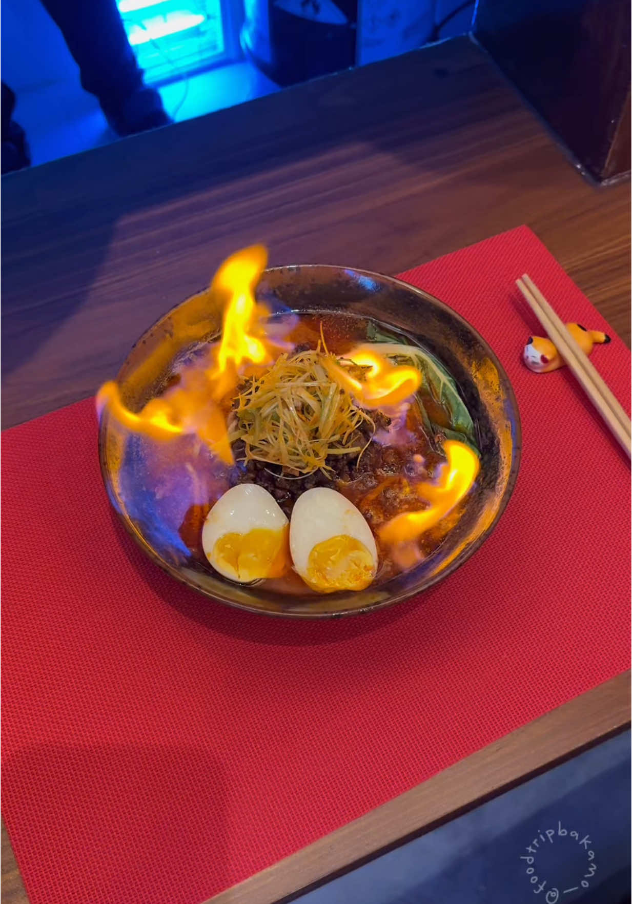 Flash Ramen food and dining experience